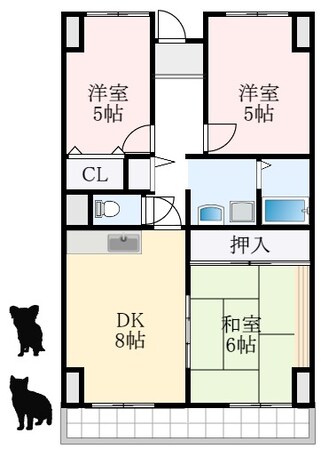 河内長野駅 徒歩31分 1階の物件間取画像